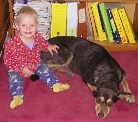 Noonbarra Rose: Noonbarra Kelpie as a pet for children