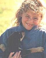 RACHEL WITH A NOONBARRA PUPPY